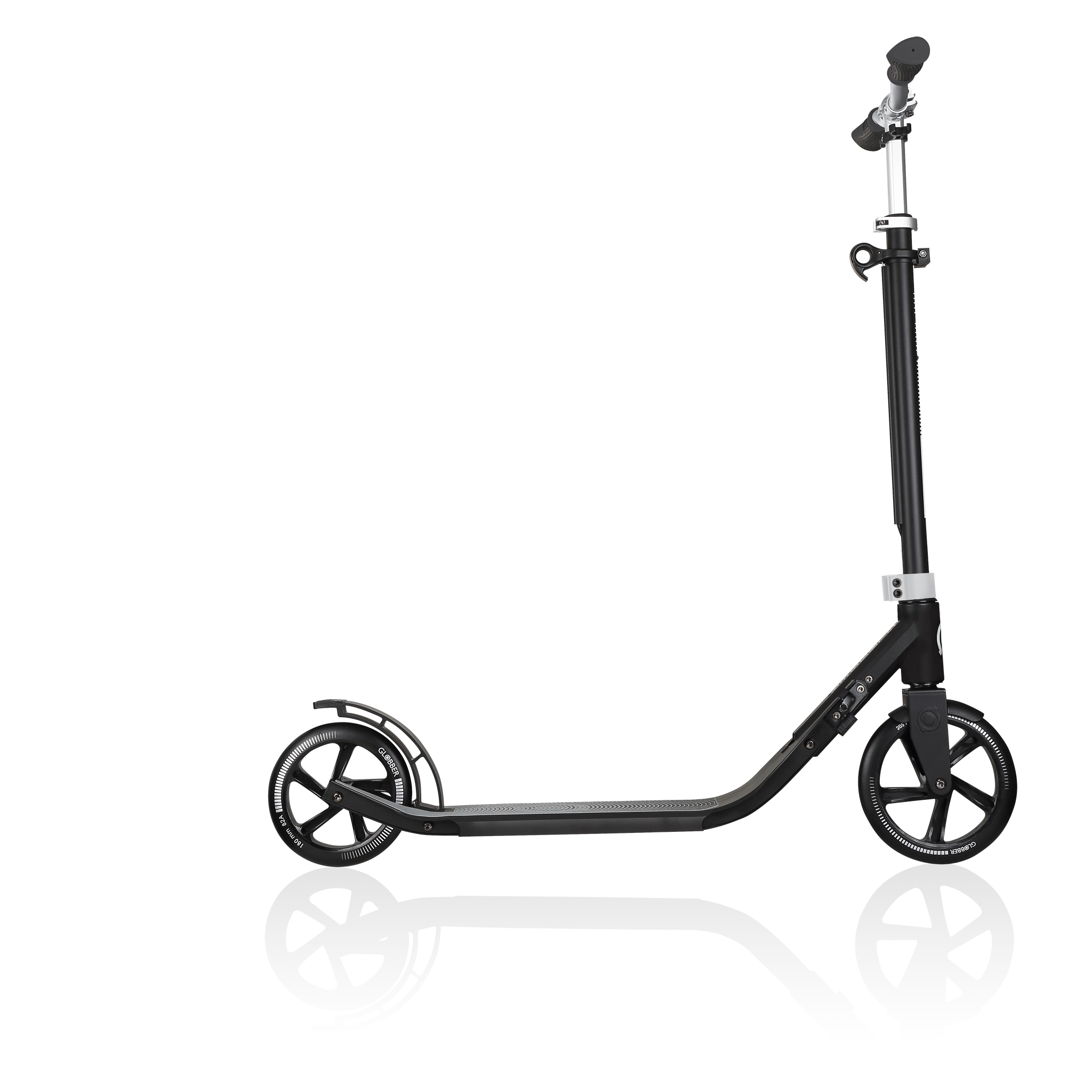 Globber-ONE-NL-205-180-DUO-2-wheel-foldable-scooter-for-adults-aluminium-deck-lead-grey 3