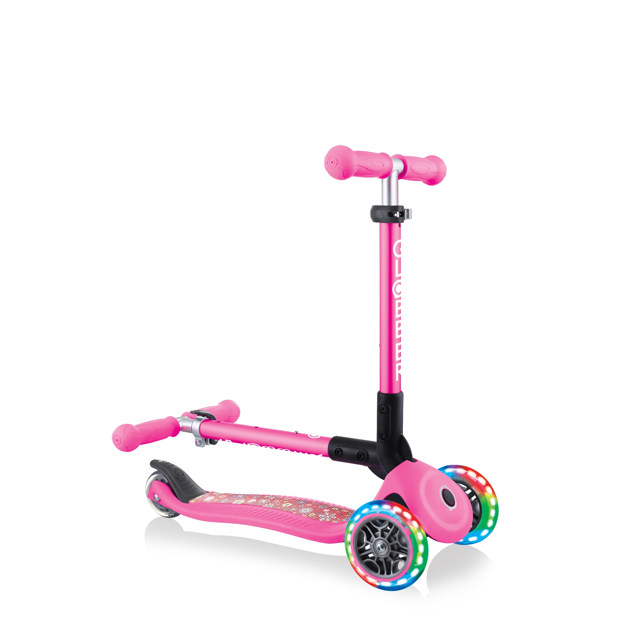 Foldable-3-wheel-scooter-for-toddlers-Globber-JUNIOR-FOLDABLE-FANTASY-LIGHTS 4