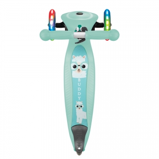 primo-foldable-fantasy-lights-3-wheel-scooter-for-3-year-old-with-patterned-deck thumbnail 2