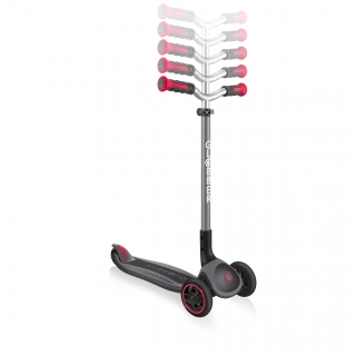 Globber-MASTER-premium-3-wheel-foldable-scooters-for-kids-with-5-height-adjustable-T-bar_black-red thumbnail 4
