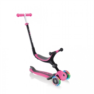 Globber-GO-UP-FOLDABLE-PLUS-LIGHTS-3-in-1-light-up-scooter-for-toddlers-ride-on-mode thumbnail 0