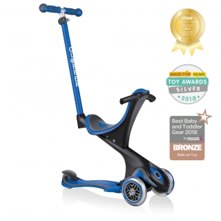 GO-UP-COMFORT-scooter-with-seat-with-extra-wide-seat-navy-blue thumbnail 0