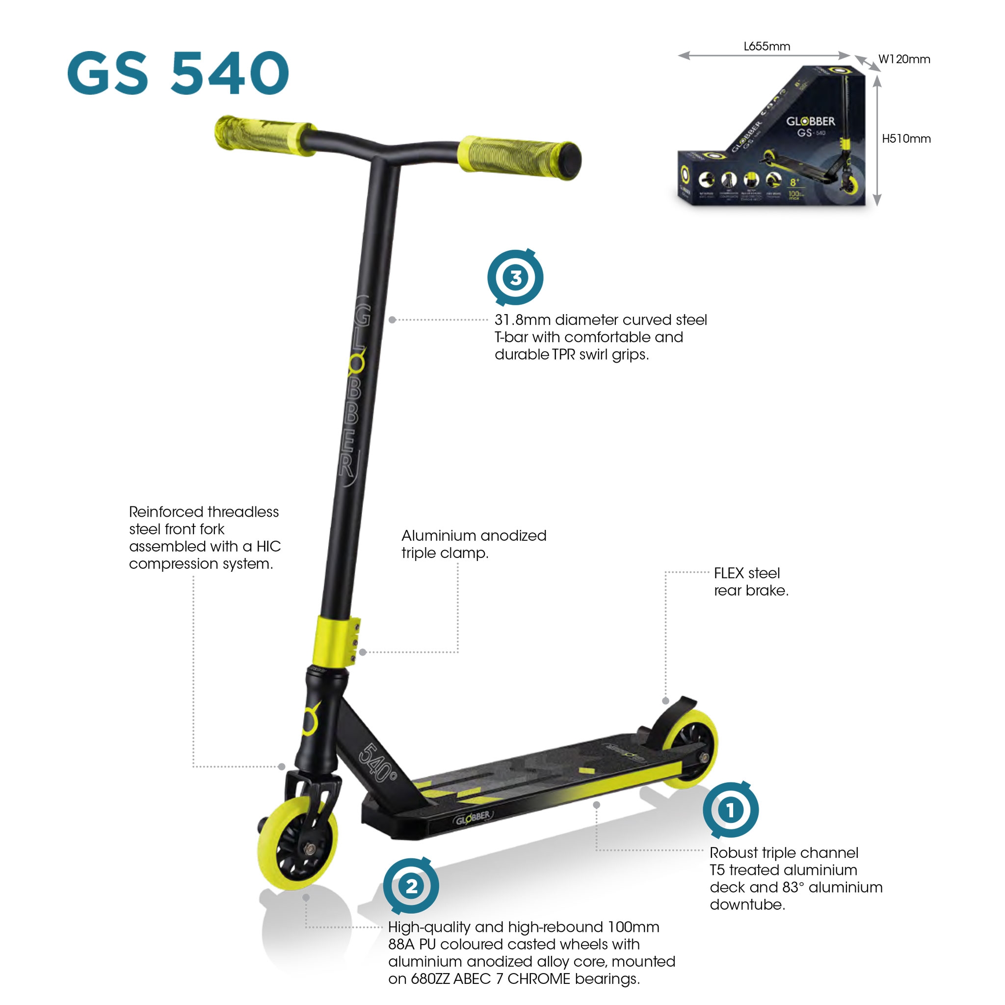 best-stunt-scooter-for-freestyling-Globber-GS540 2