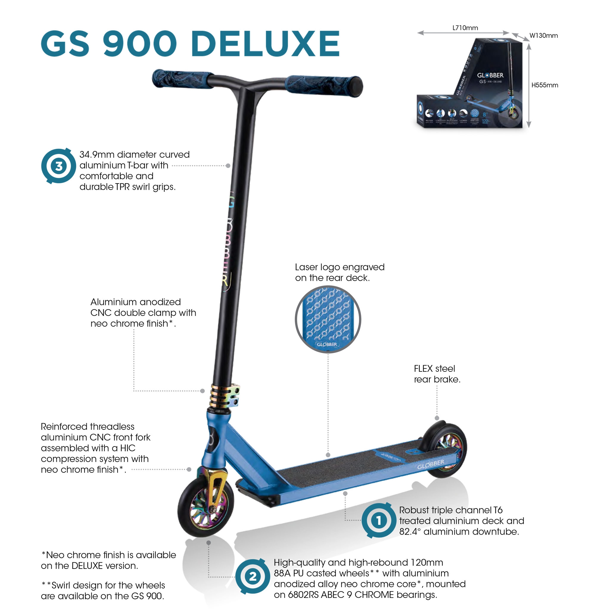 pro-chrome-stunt-scooter-Globber-GS-900-DELUXE 2