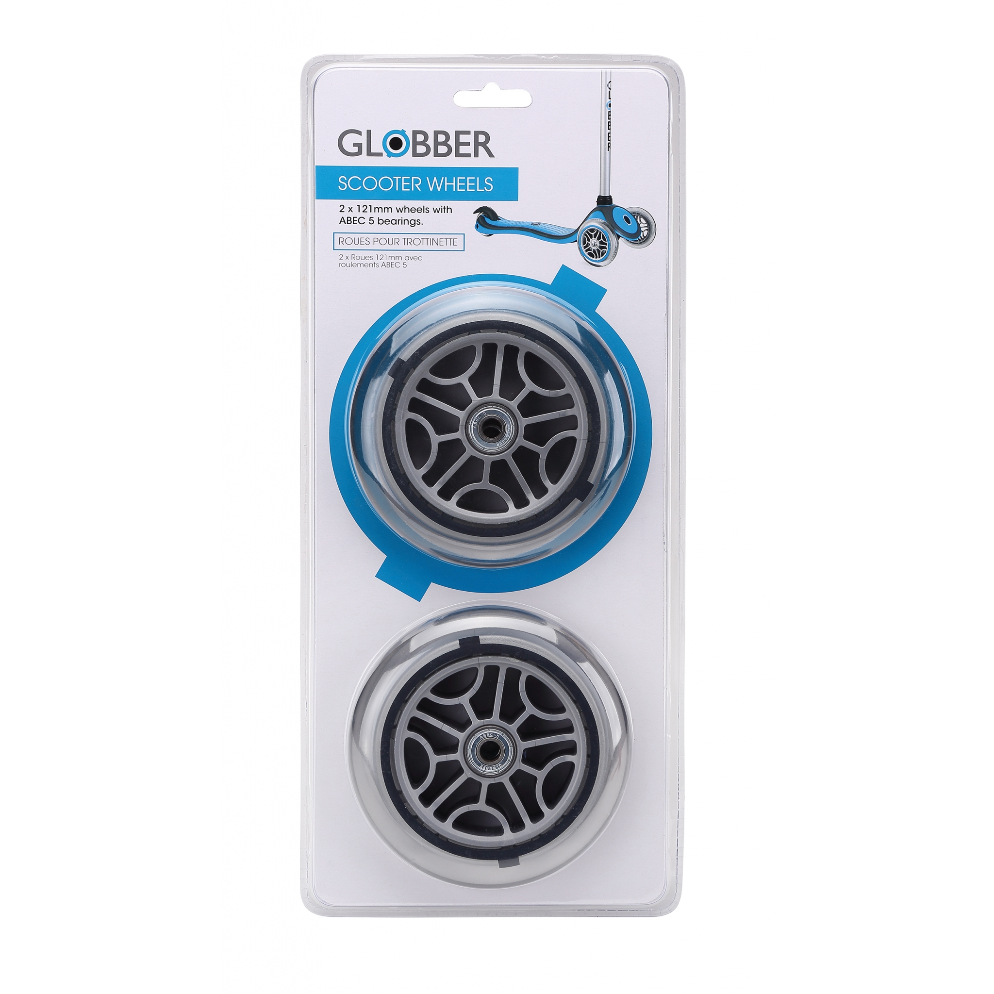 scooter front wheel for Globber GO-UP, PRIMO and FLOW scooters 0
