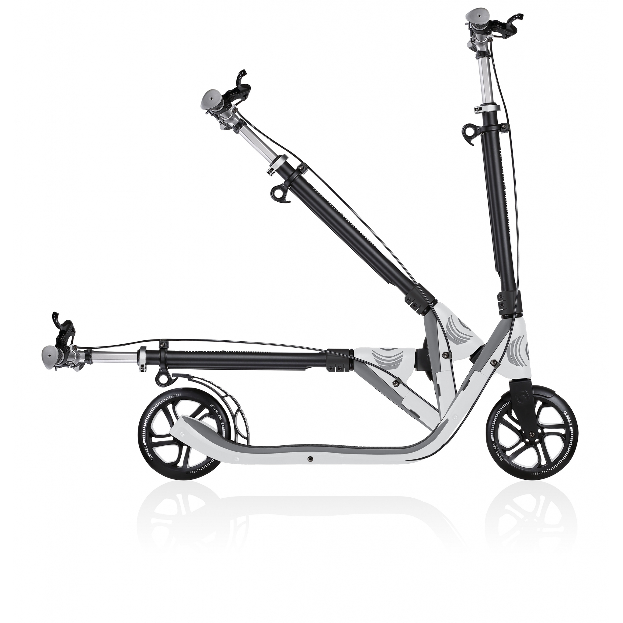 foldable scooter for adults with handbrake - Globber ONE NL 205 DELUXE 3
