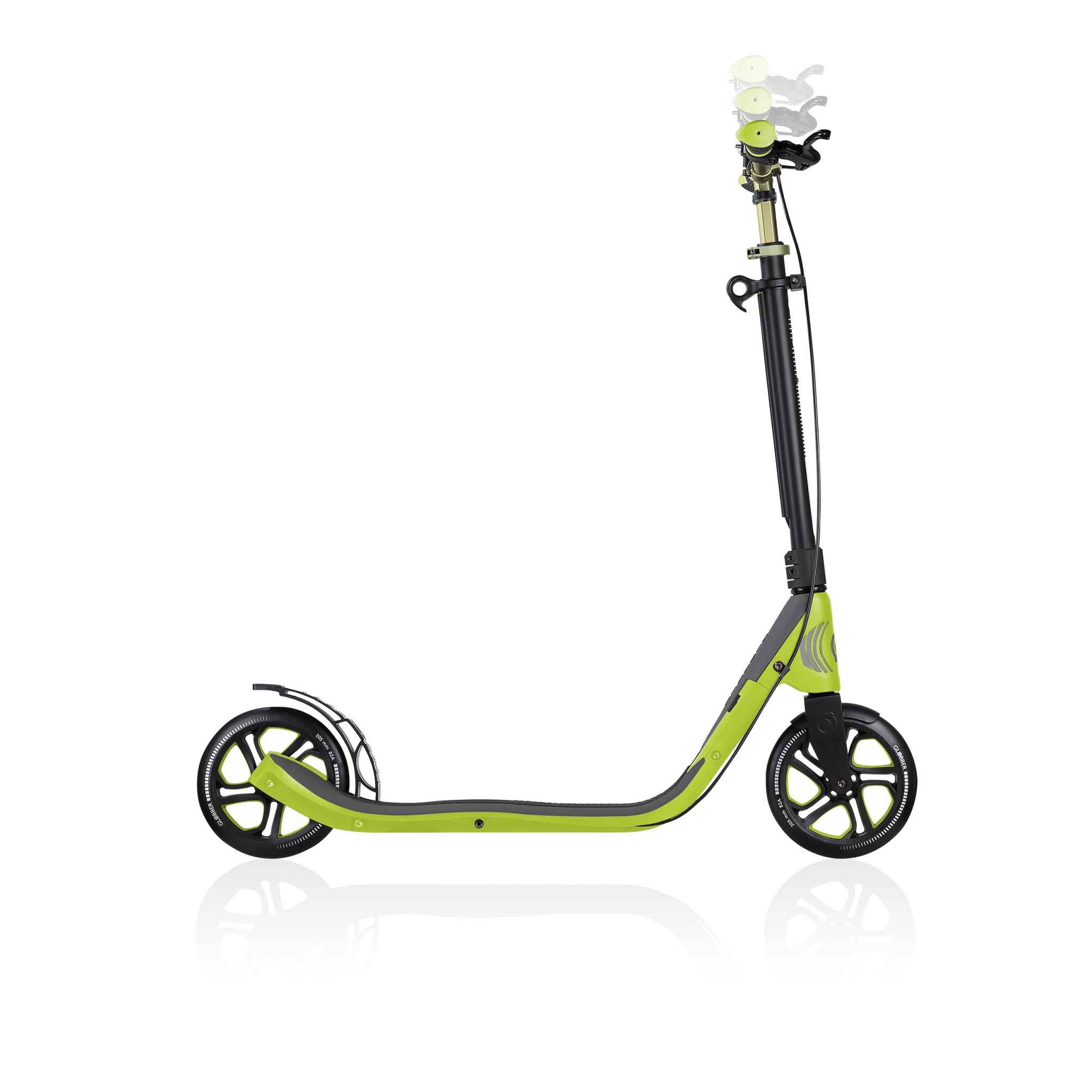 foldable scooter for adults with handbrake - Globber ONE NL 205 DELUXE 4