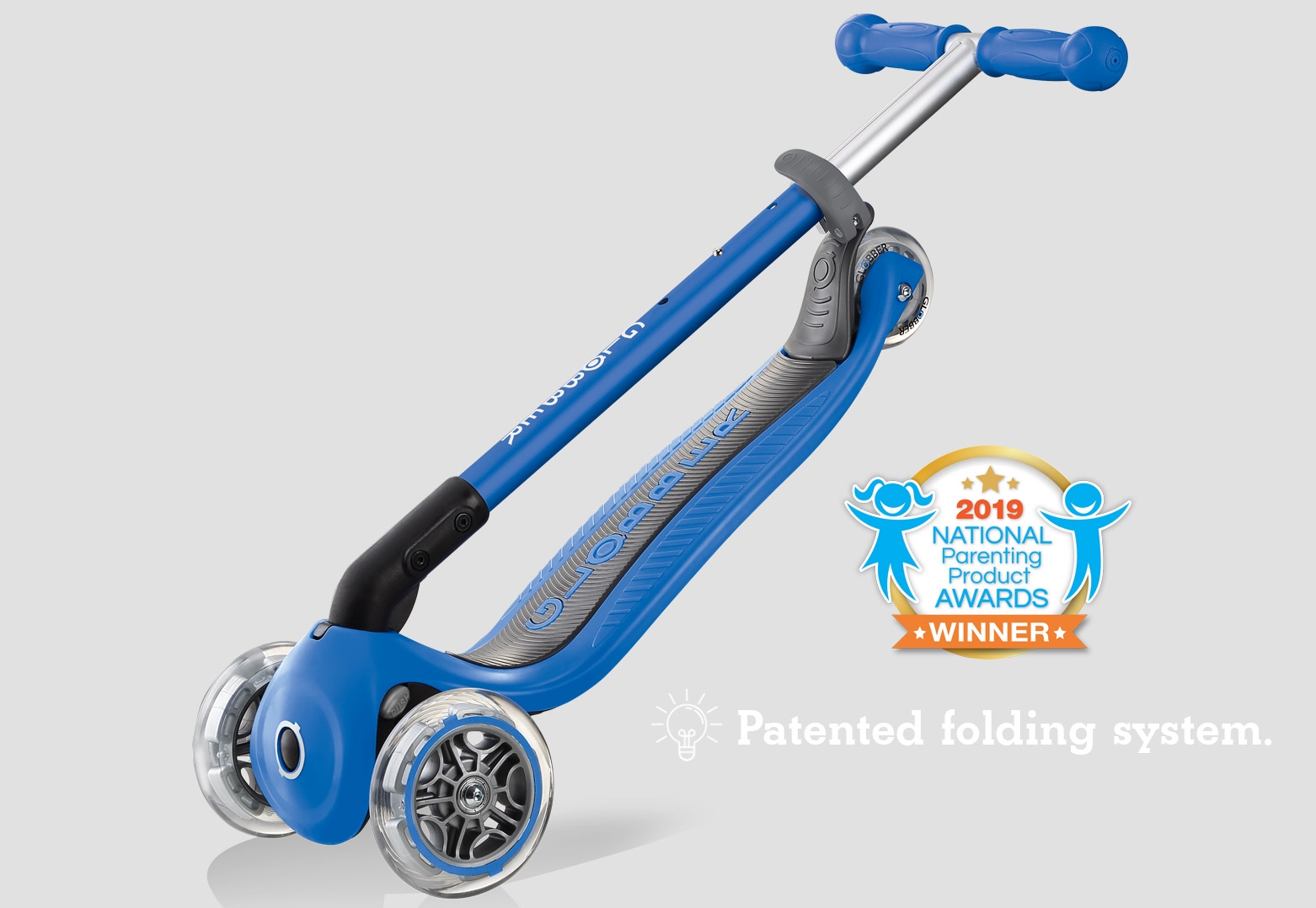 Folding 3 wheel scooter for kids