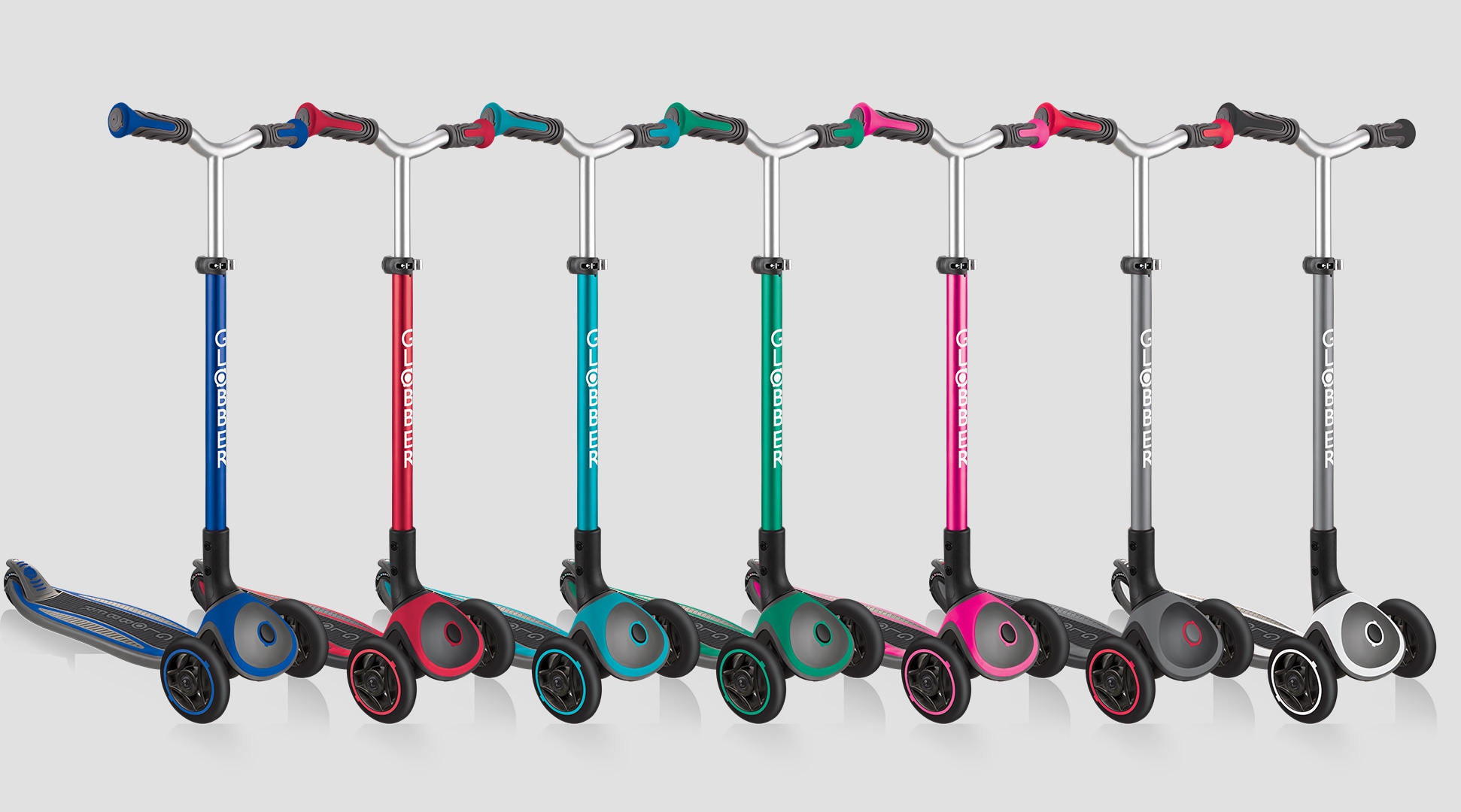 Un large choix de couleurs pour votre trottinette 3 roues pliable MASTER! Choississez votre préféré!
