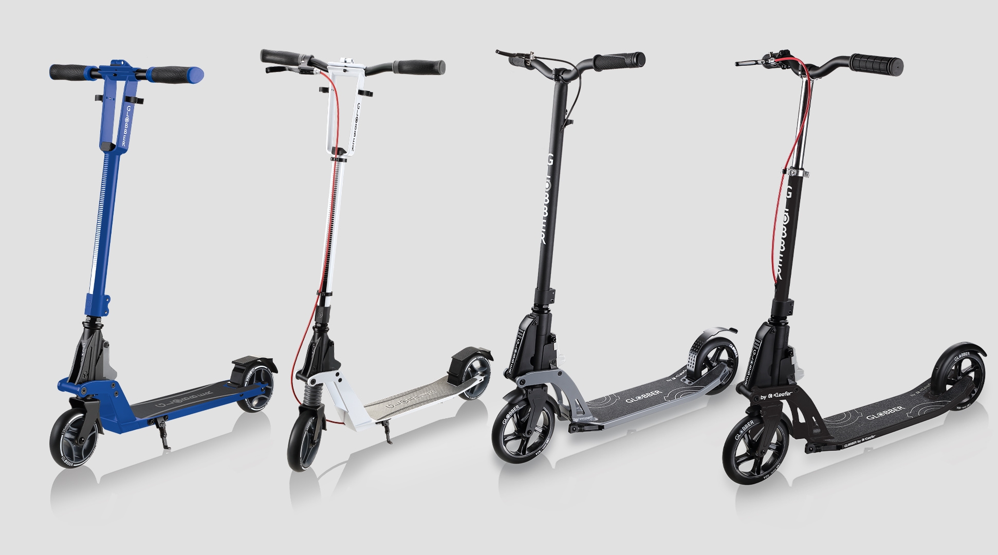 2-wielige scooters in verschillende maten die het beste bij u passen! 