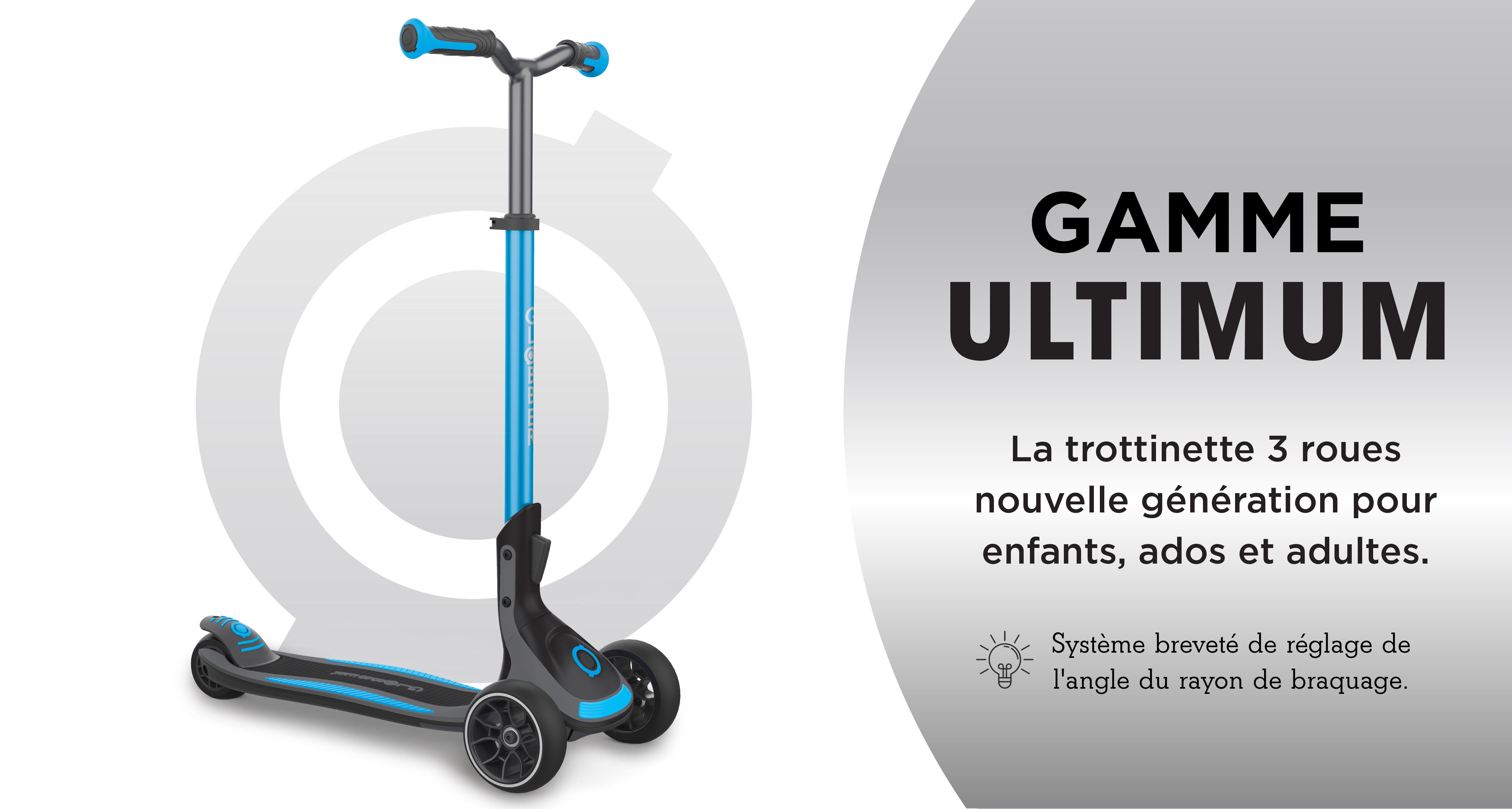 La trottinette 3 roues nouvelle génération pour enfants & ados.