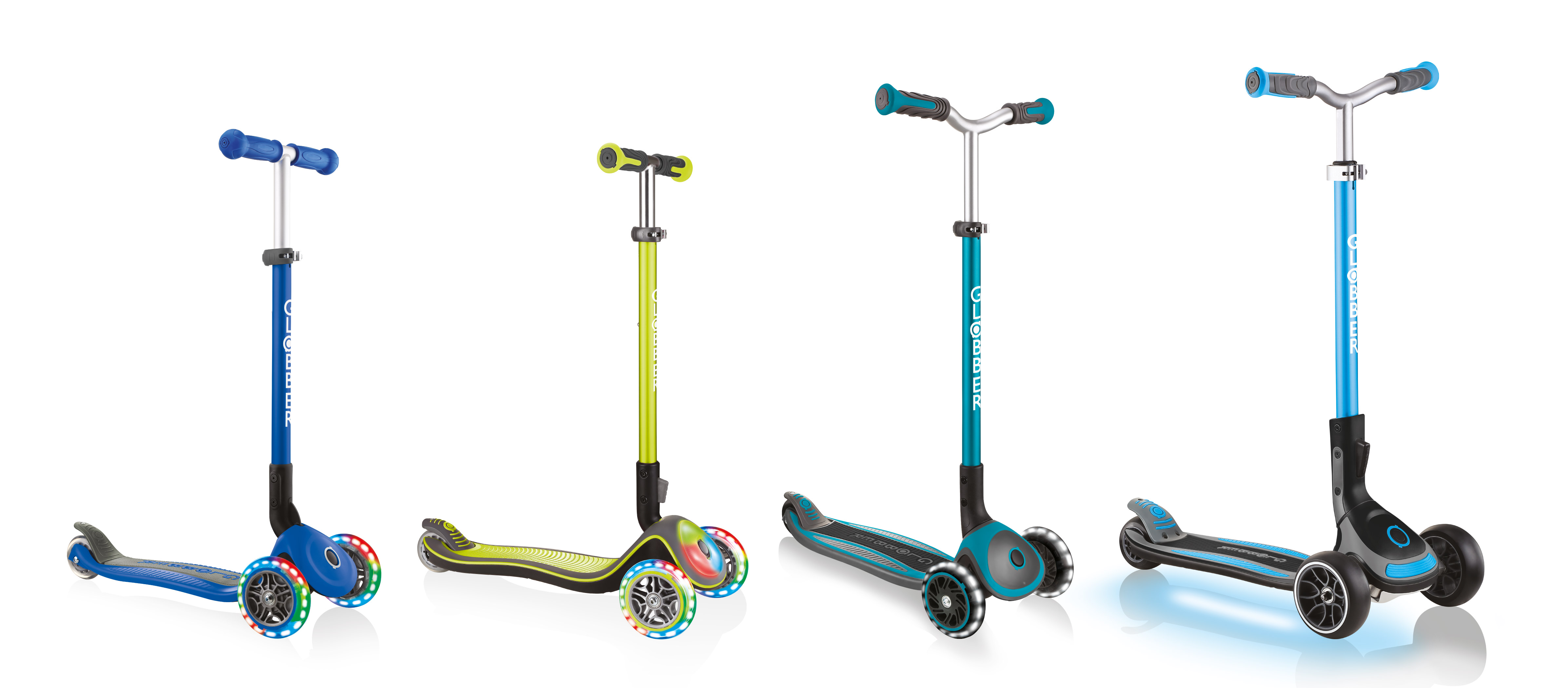 Globber 3-wheel scooters for kids