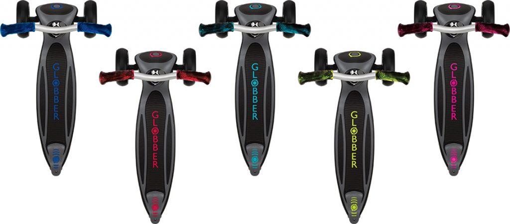 Large 3-wheel scooters for kids with wide deck