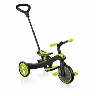 Globber-EXPLORER-TRIKE-3in1-all-in-one-baby-tricycle-and-kids-balance-bike-stage1-guided-trike_lime-green thumbnail 0