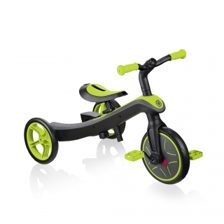 Globber-EXPLORER-TRIKE-2in1-all-in-one-training-tricycle-and-kids-balance-bike-stage1-training-trike_lime-green thumbnail 0