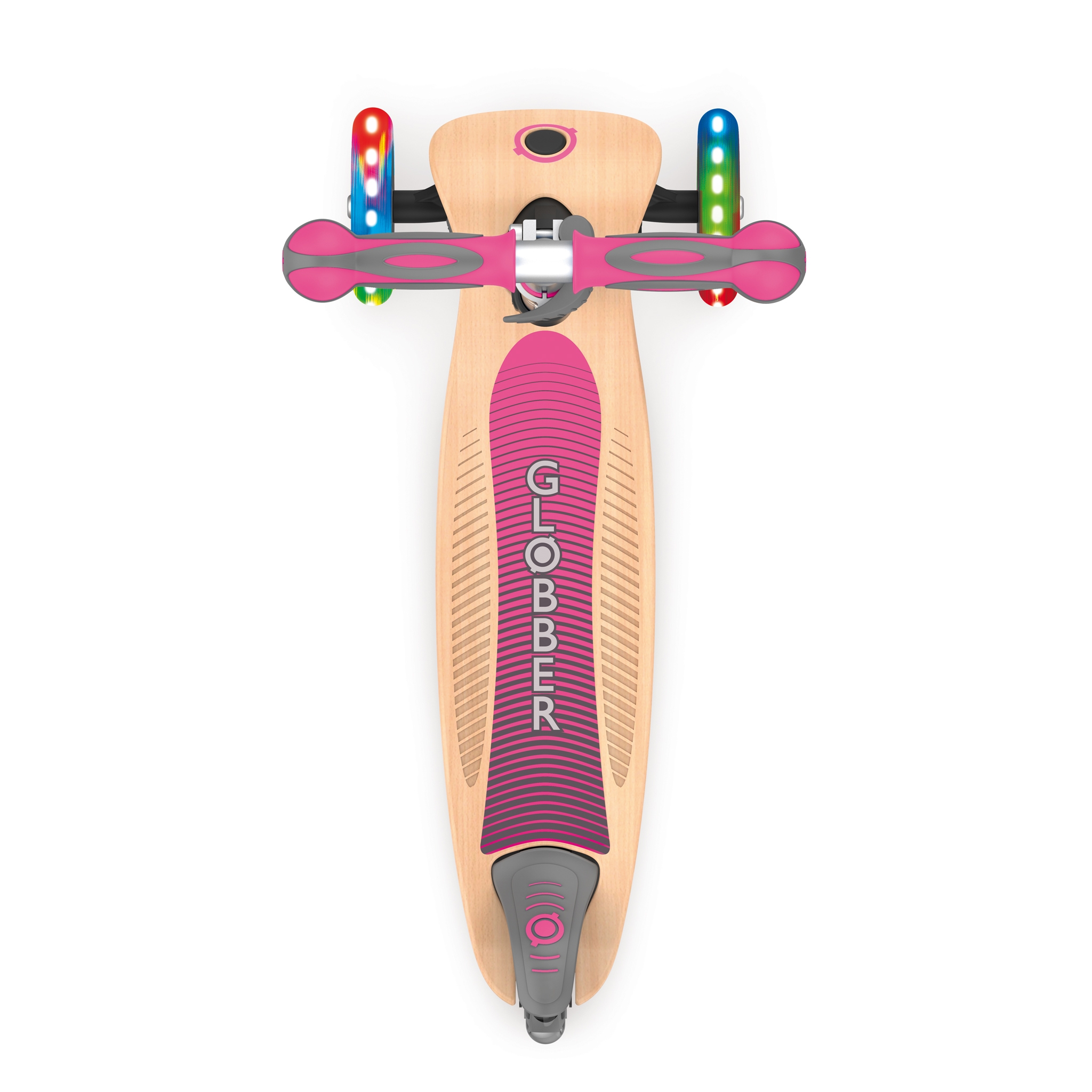 PRIMO-FOLDABLE-WOOD-LIGHTS-3-wheel-with-7-ply-wooden-scooter-deck-and-laser-engraved-sides-on-the-deck_deep-pink 3