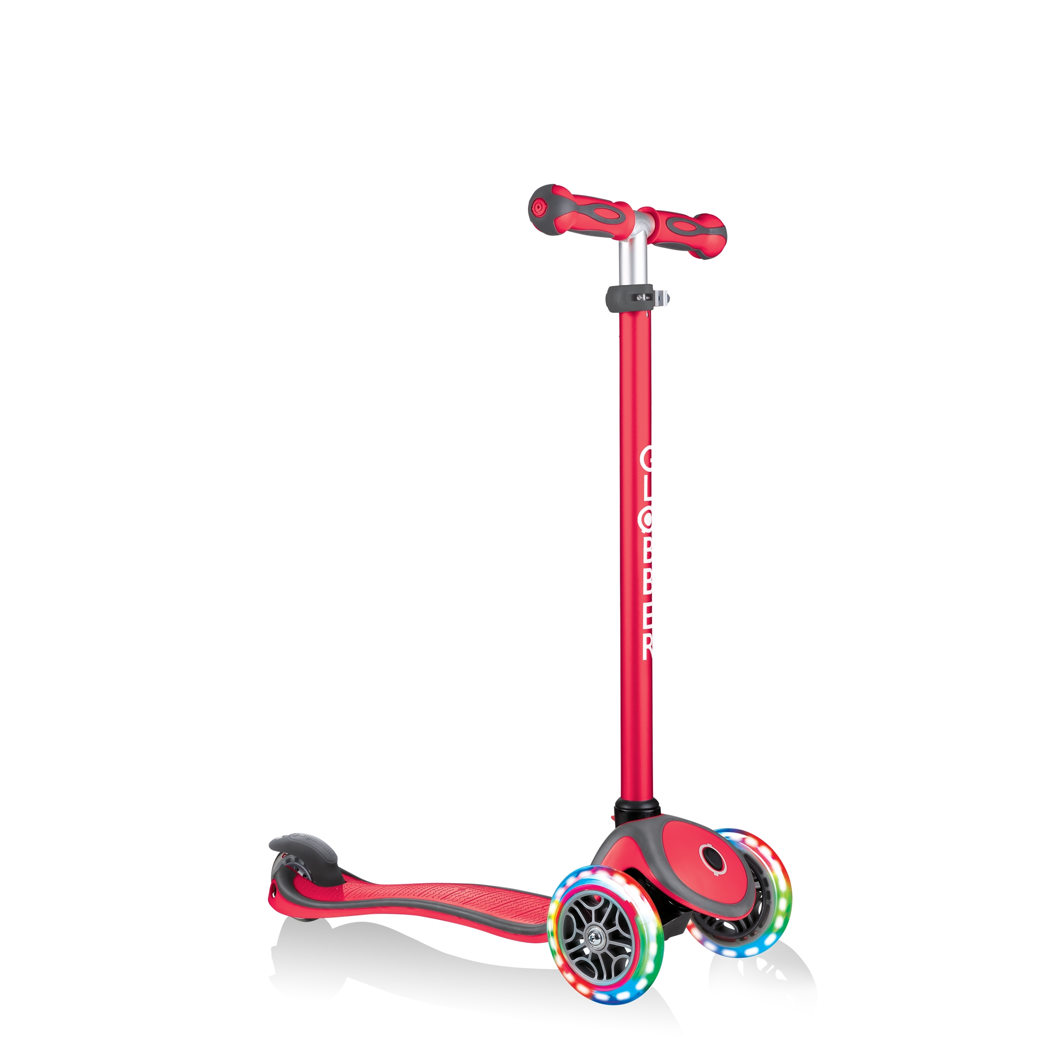 GO-UP-COMFORT-LIGHTS-scooter-with-seat-with-adjustable-T-bar-new-red 4