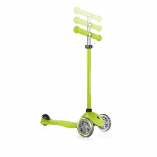 PRIMO-3-wheel-scooter-for-kids-with-3-height-adjustable-T-bar_lime-green thumbnail 2