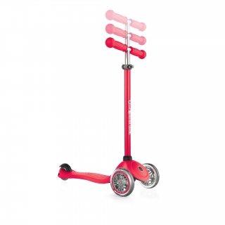 PRIMO-3-wheel-scooter-for-kids-with-3-height-adjustable-T-bar_new-red thumbnail 2