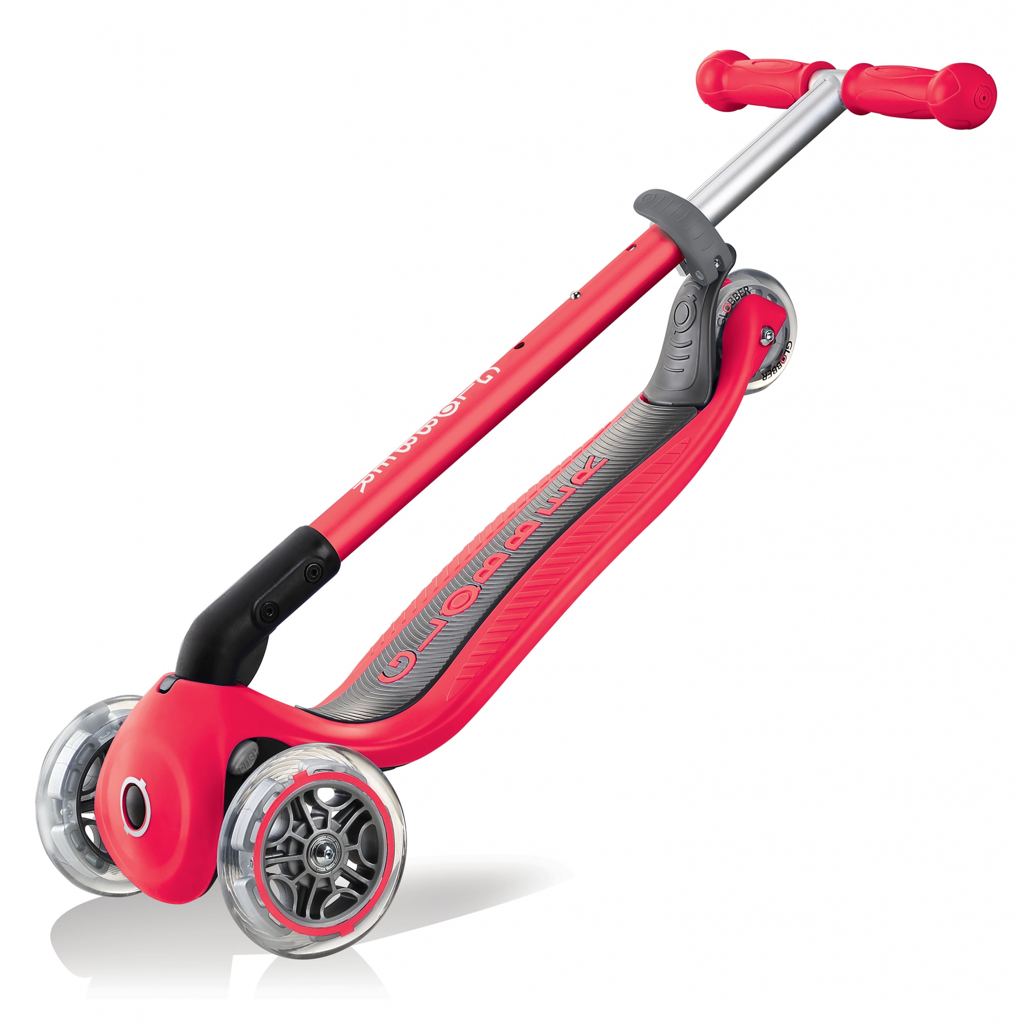 PRIMO-FOLDABLE-3-wheel-foldable-scooter-for-kids-trolley-mode-new-red 4