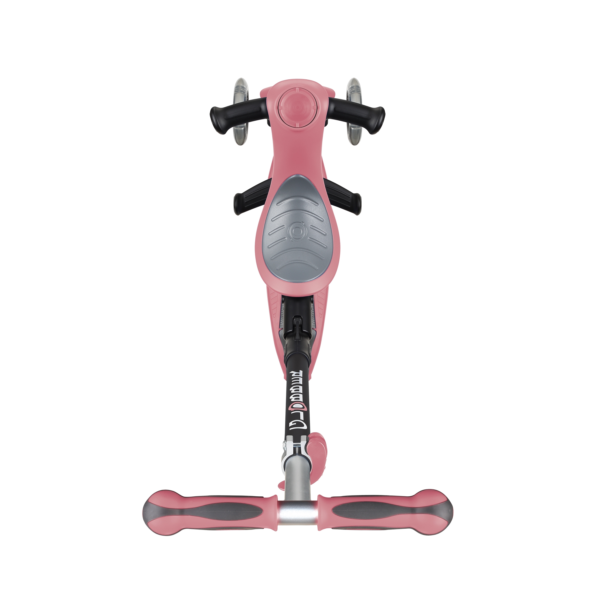GO-UP-DELUXE-ride-on-walking-bike-scooter-with-extra-wide-3-height-adjustable-seat-pastel-deep-pink 2