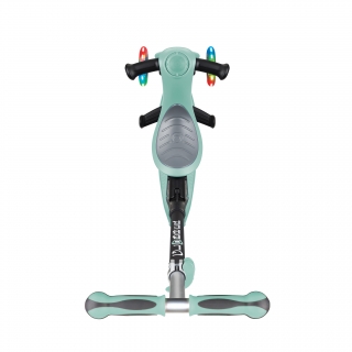 GO-UP-DELUXE-LIGHTS-ride-on-walking-bike-scooter-with-light-up-wheels-and-extra-wide-3-height-adjustable-seat-mint thumbnail 2