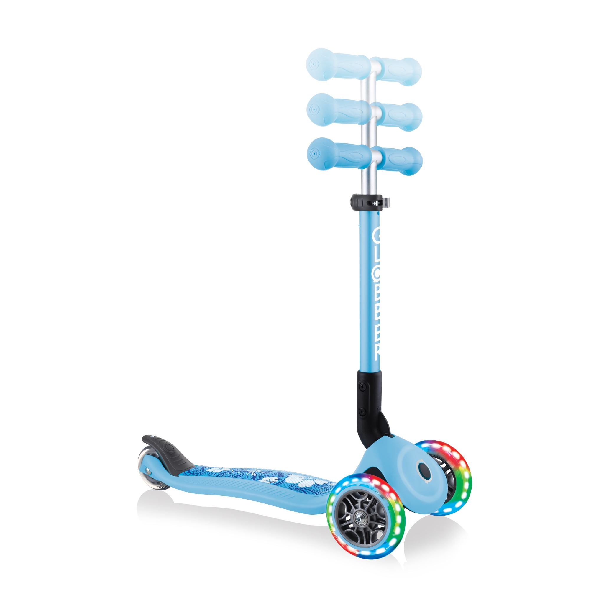 3-wheel-adjustable-scooter-for-toddlers-Globber-JUNIOR-FOLDABLE-FANTASY-LIGHTS 2