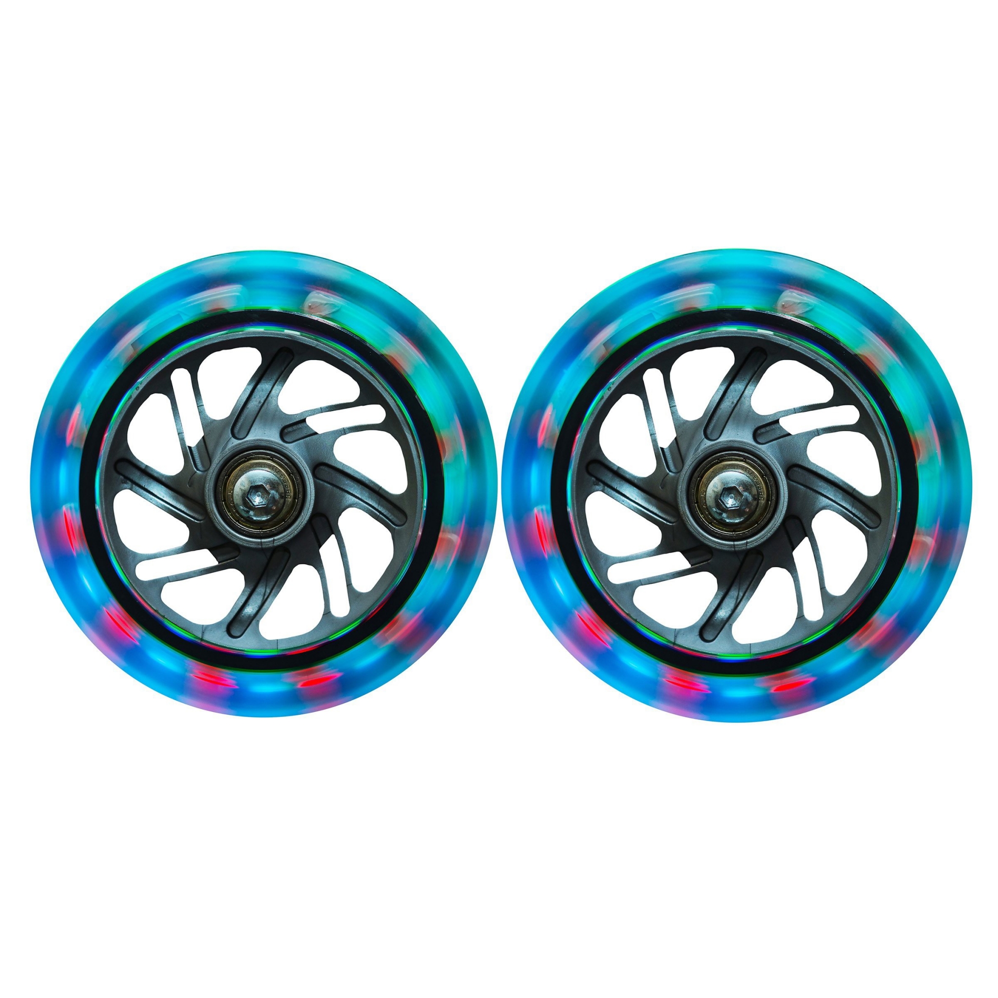 Globber LED wheels accessories for kids - light-up scooter wheels,  battery-free, ABEC 5. - Globber Canada