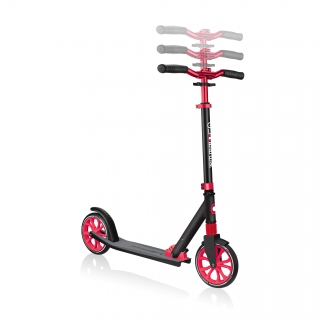 Globber-NL-205-205mm-big-wheel-scooter-for-kids-3-height-adjustable-scooter-t-bar thumbnail 2