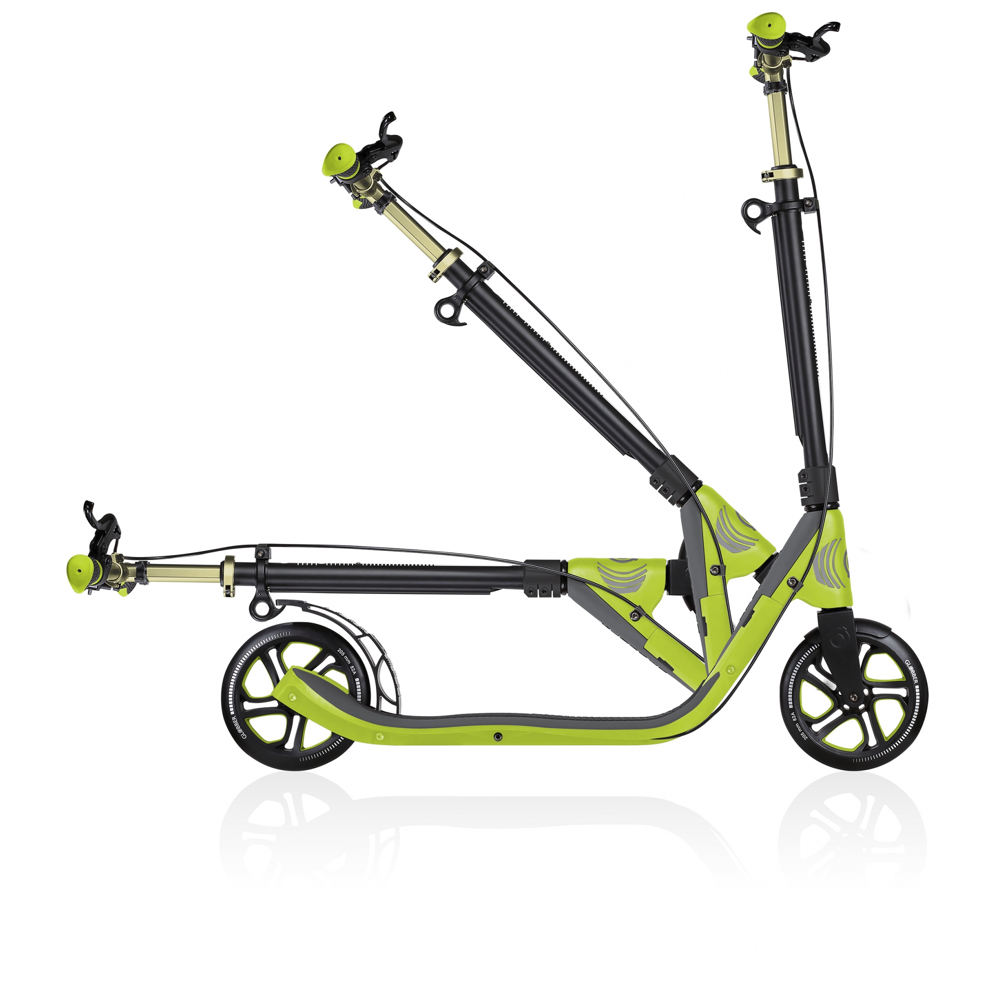 foldable scooter for adults with handbrake - Globber ONE NL 205 DELUXE 3