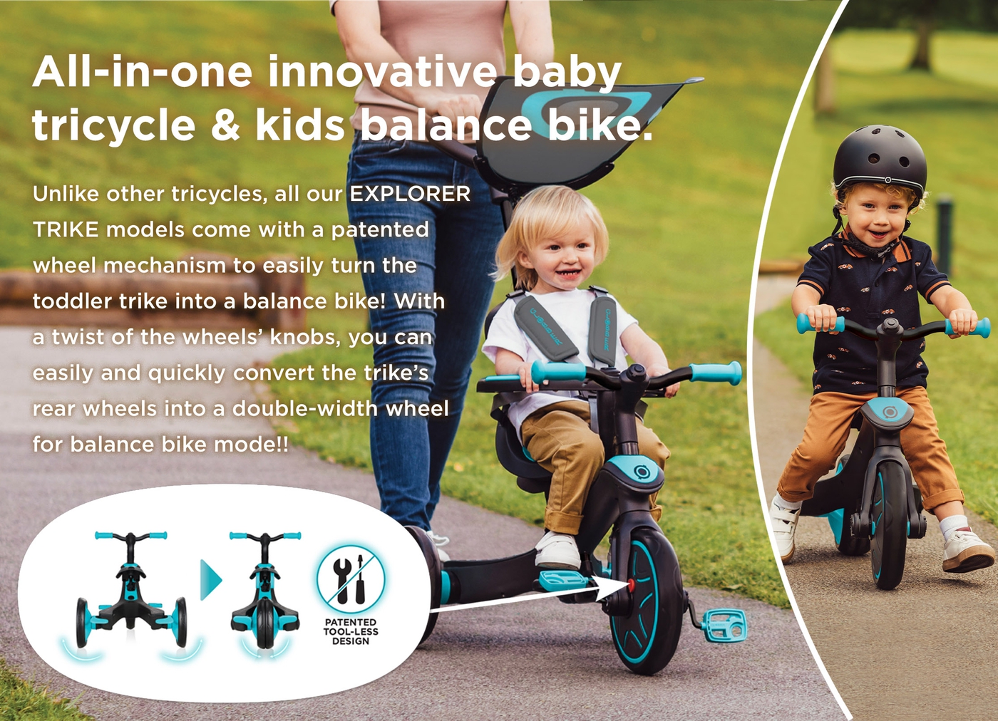 trike and balance bike