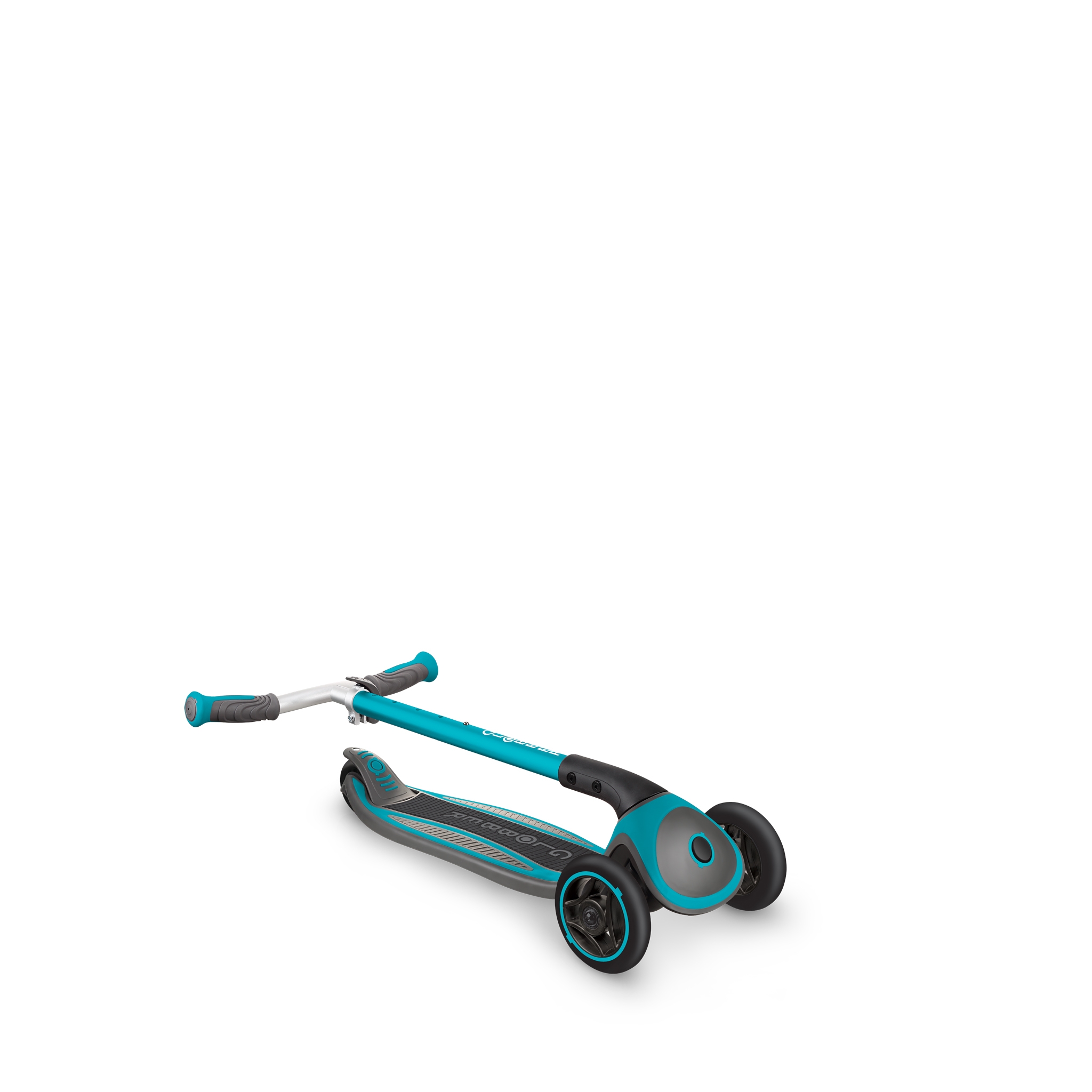 Globber-MASTER-convenient-foldable-3-wheel-scooter-for-kids-with-patented-folding-system_teal 3