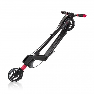 ONE-K-165-BR-2-wheel-foldable-scooter-with-patented-kick-and-fold-mechanism_black thumbnail 2