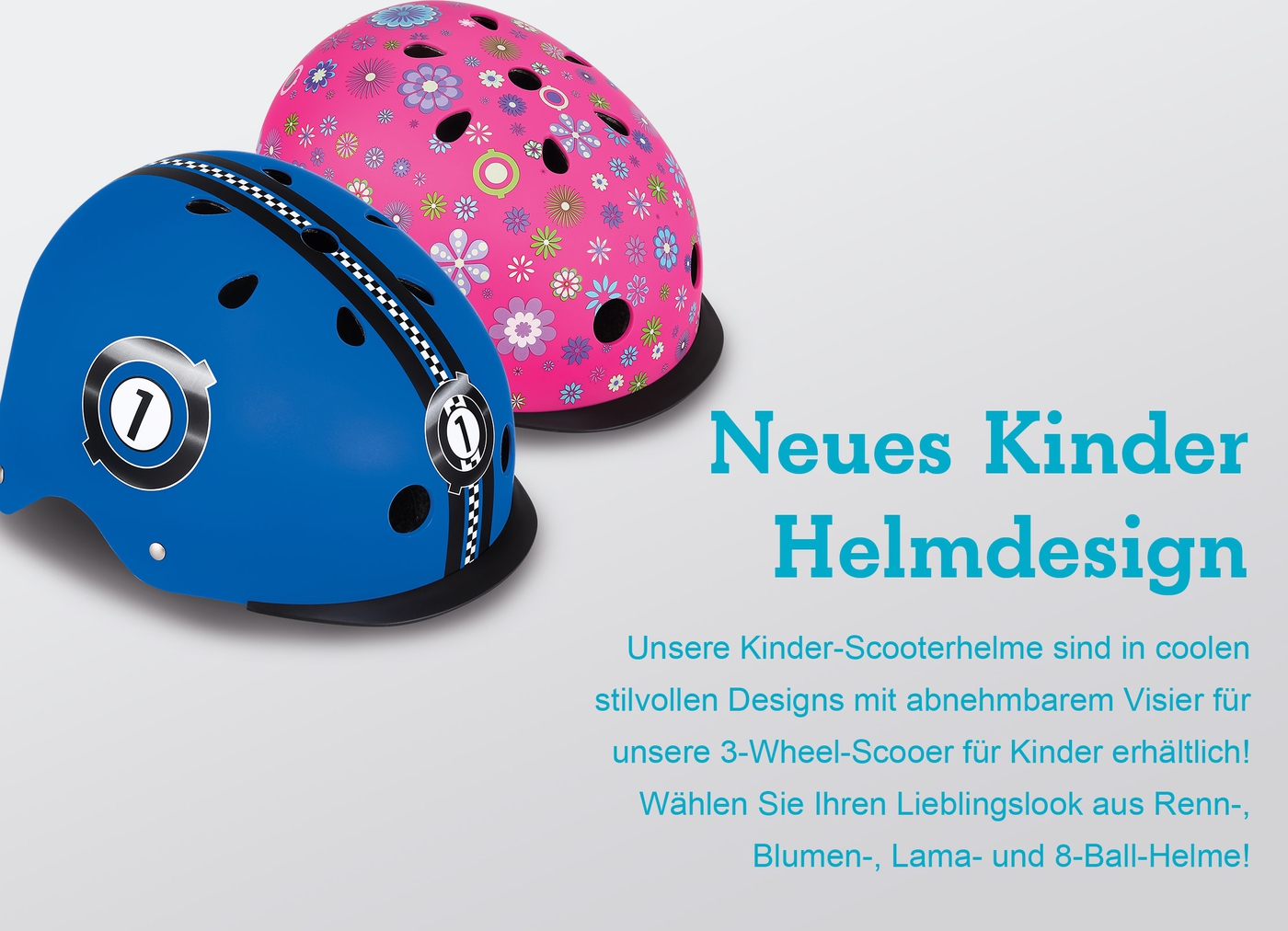 Neues Kinder Helmdesign
