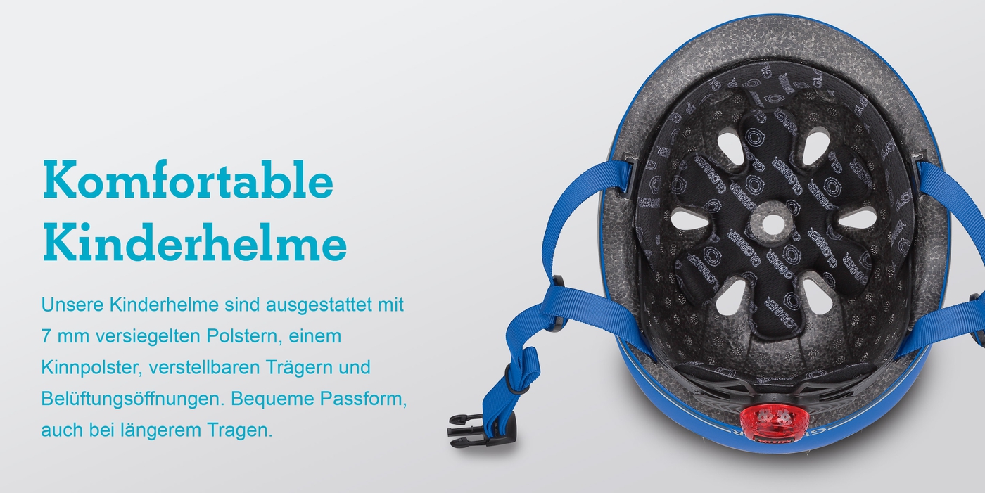 Komfortable Kinderhelme