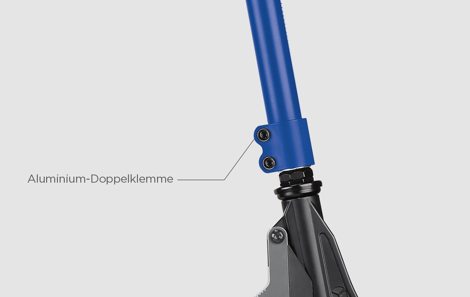 Robuster klappbarer 2-rädriger Roller, der auf Langlebigkeit ausgelegt ist!