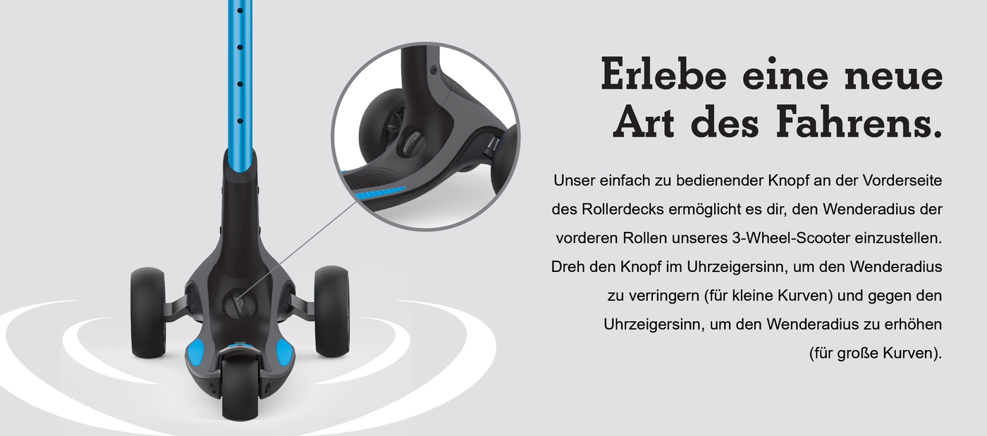 Erlebe eine neue Art des Fahrens.