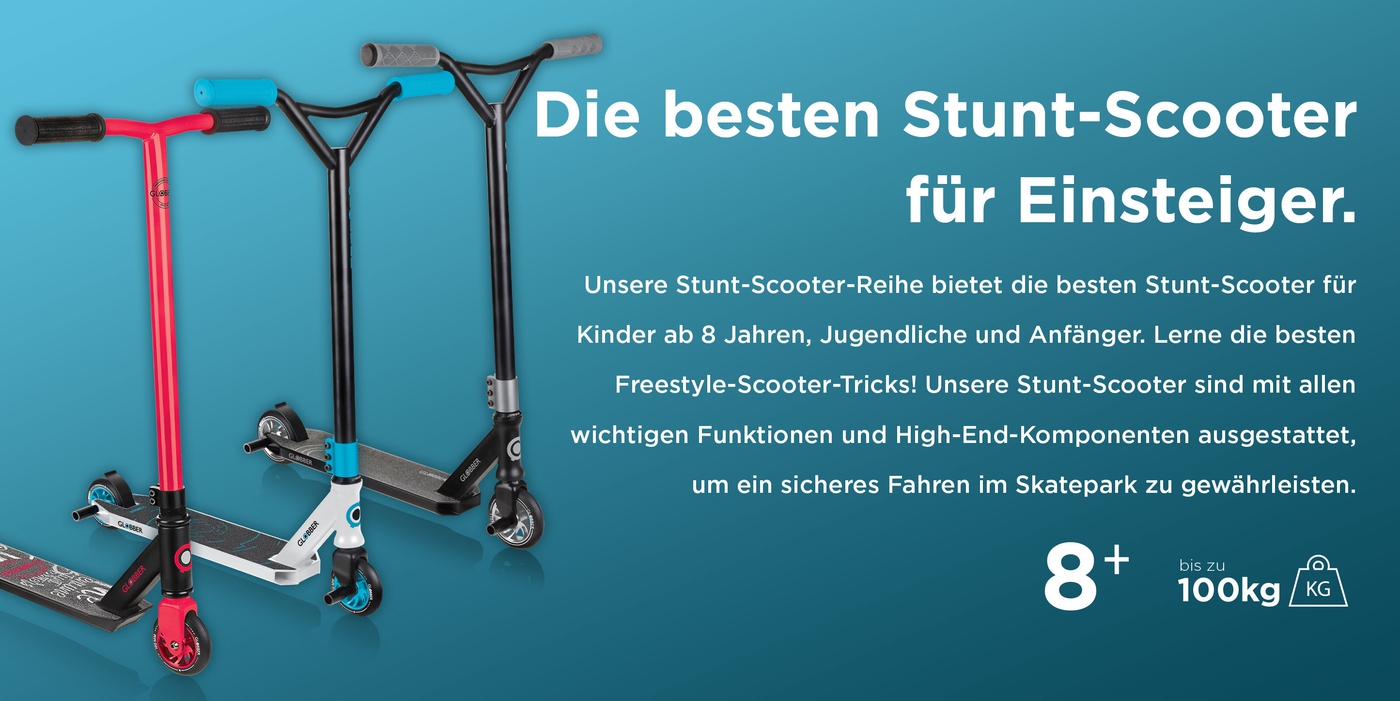 Die besten Stunt-Scooter für Einsteiger.