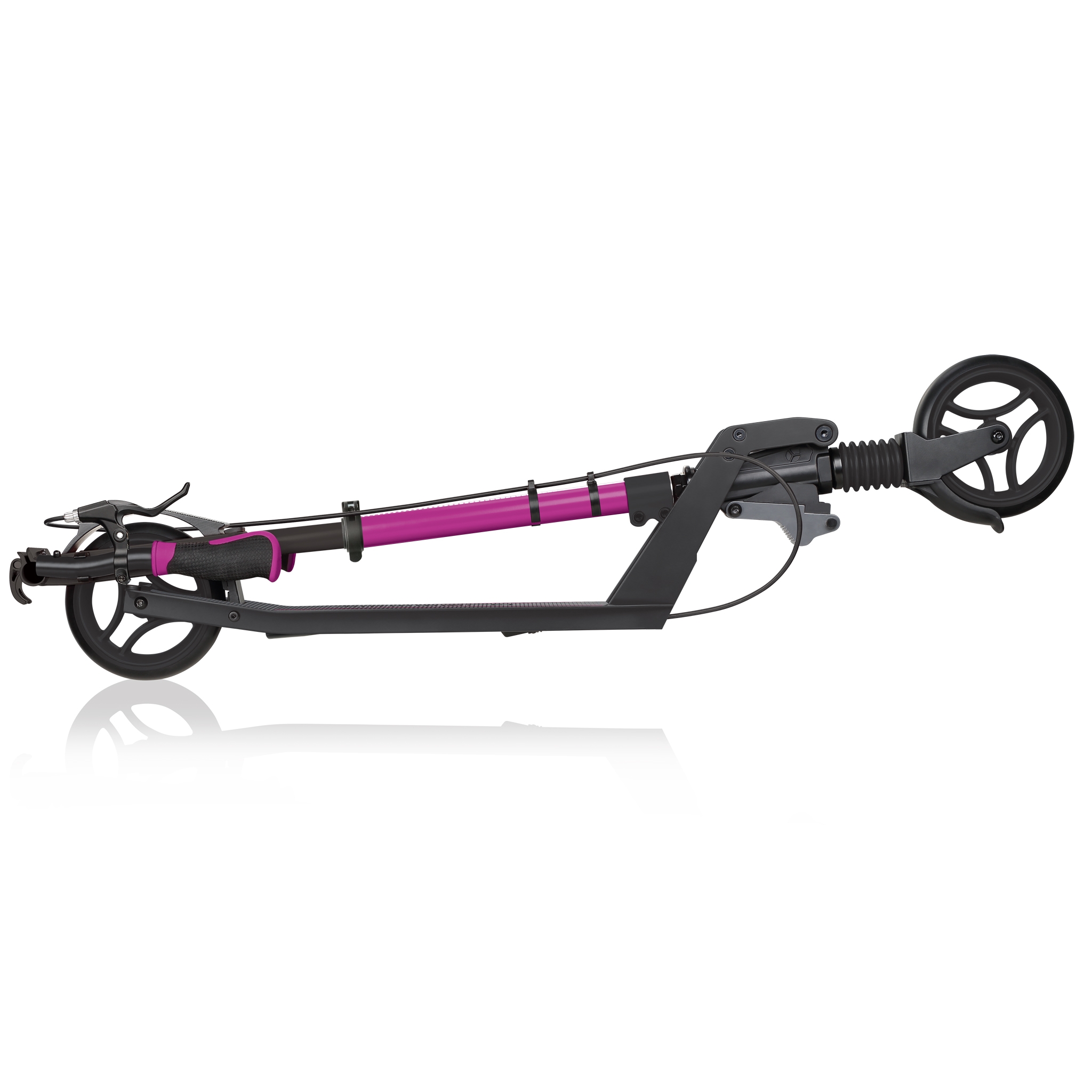 ONE-K-165-BR-2-wheel-foldable-scooter-for-teens-and-adults-with-front-suspension_ruby 3