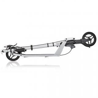 ONE-K-165-BR-2-wheel-foldable-scooter-for-teens-and-adults-with-front-suspension_silver thumbnail 3