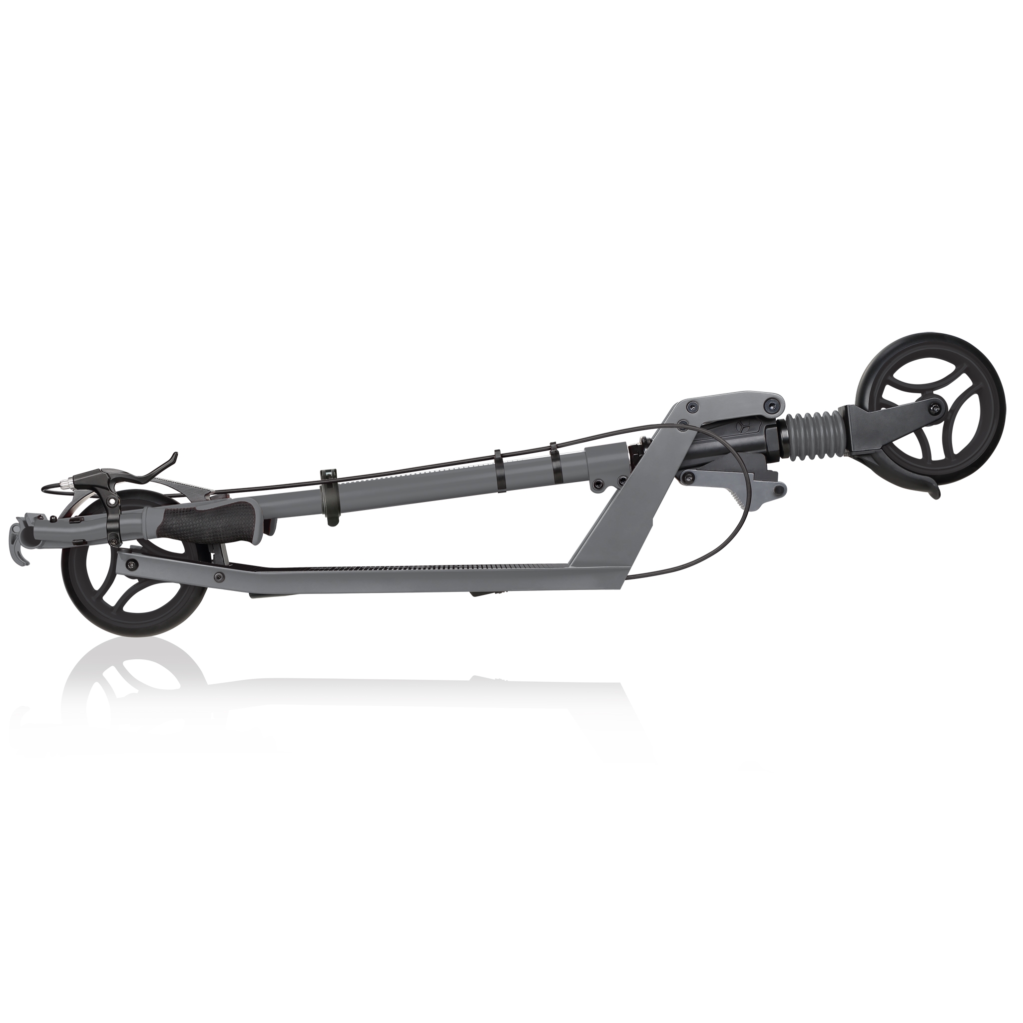 ONE-K-165-BR-2-wheel-foldable-scooter-for-teens-and-adults-with-front-suspension_titanium 3