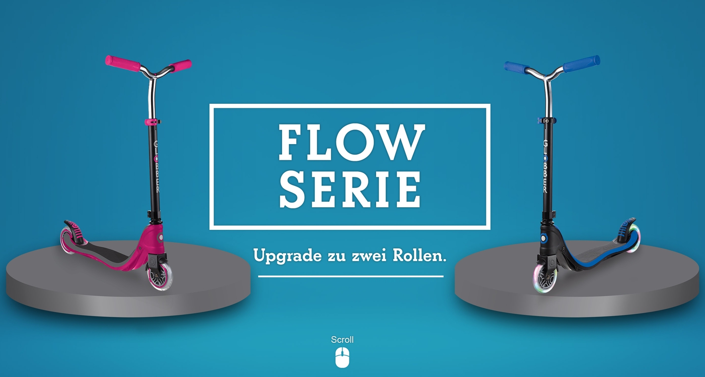 FLOW SERIE Upgrade zu zwei Rollen.