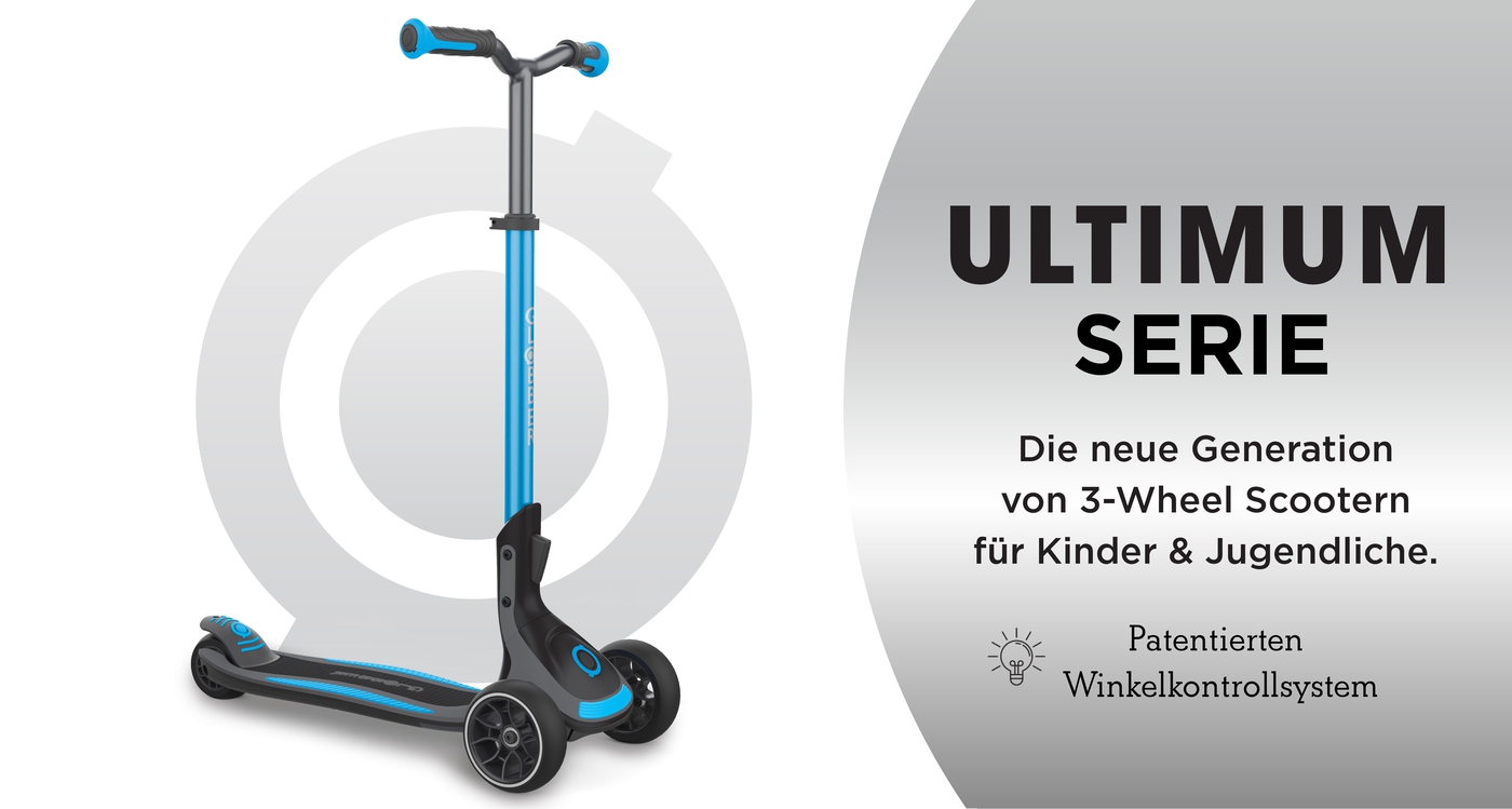 ULTIMUM SERIE Die neue Generation von 3-Wheel Scootern für Kinder & Jugendliche. 