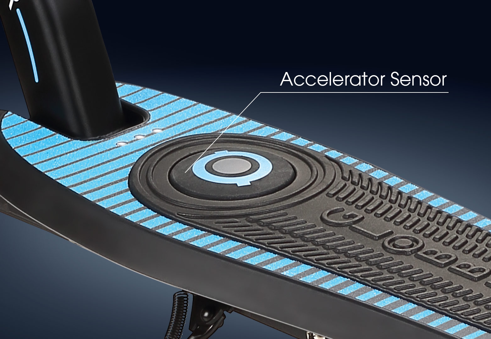 Fácil de acelerar en nuestros patinetes eléctricos. Sensor de acelerador inteligente. 