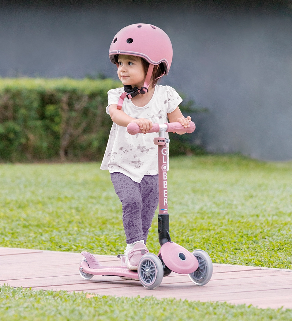 Globber - GO•UP COMFORT - Trottinette évolutive à 3 roues avec siège pour  les enfants âgés de 15m+ à 6 ans +