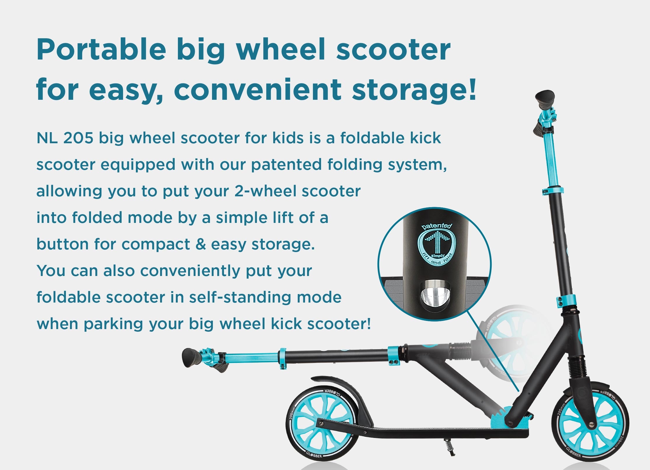 Best big wheel scooter for kids that's easy to carry around and store