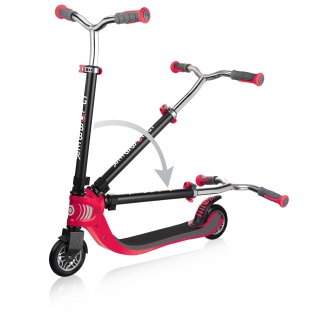 FLOW-FOLDABLE-125-2-wheel-folding-scooter-for-kids-new-red thumbnail 3