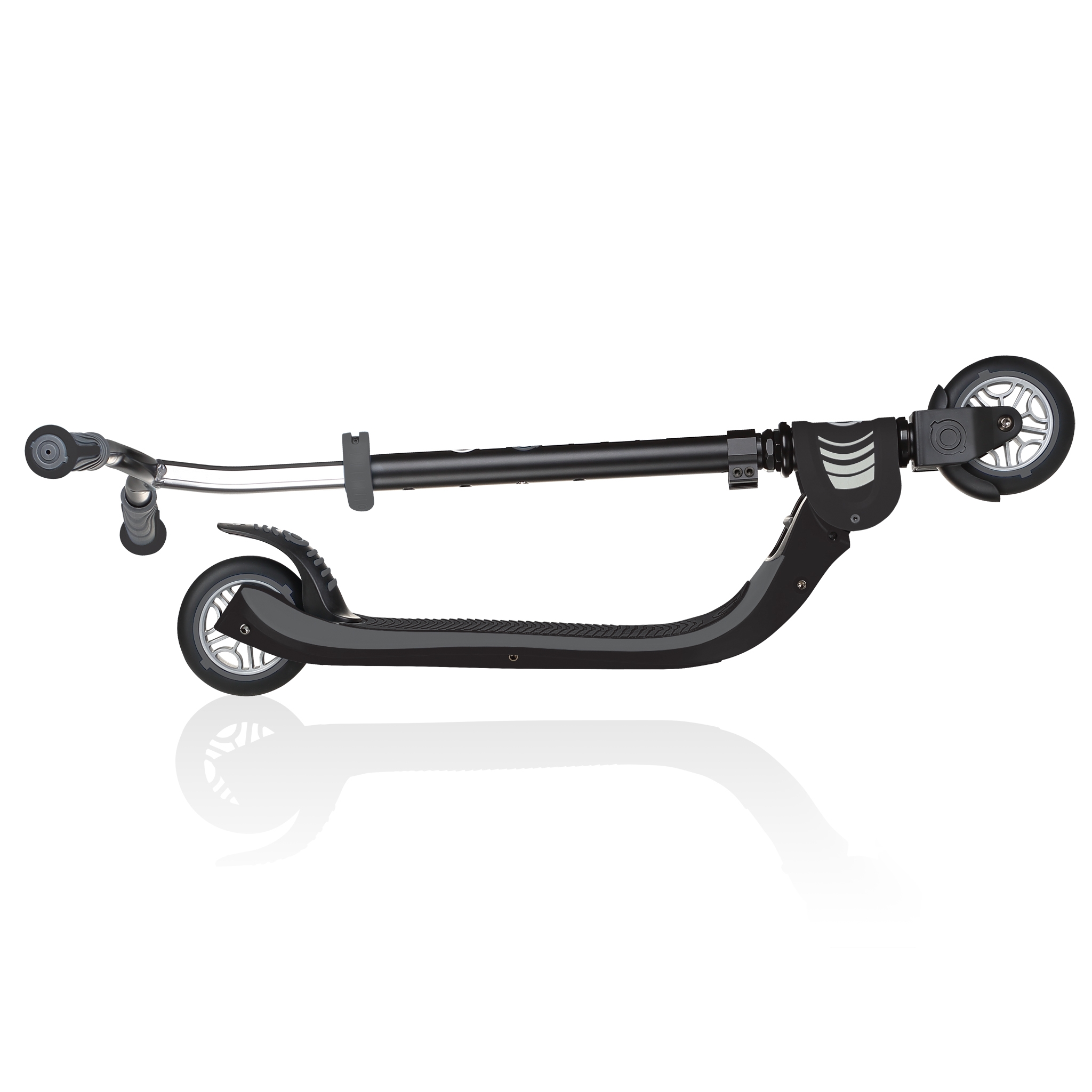 FLOW-FOLDABLE-125-2-wheel-foldable-scooter-for-kids-black 1