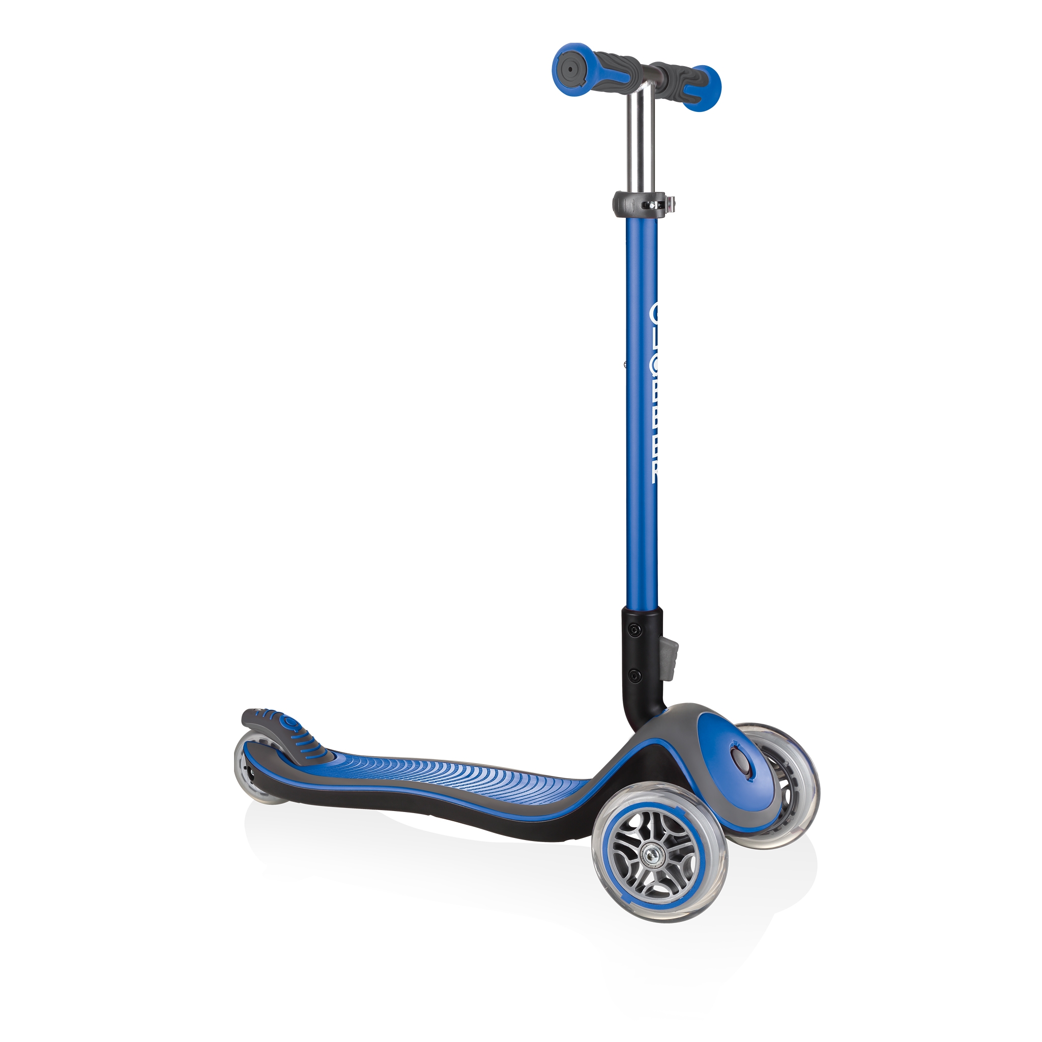 Globber-ELITE-DELUXE-Best-3-wheel-foldable-scooter-for-kids-aged-3+-navy-blue 0