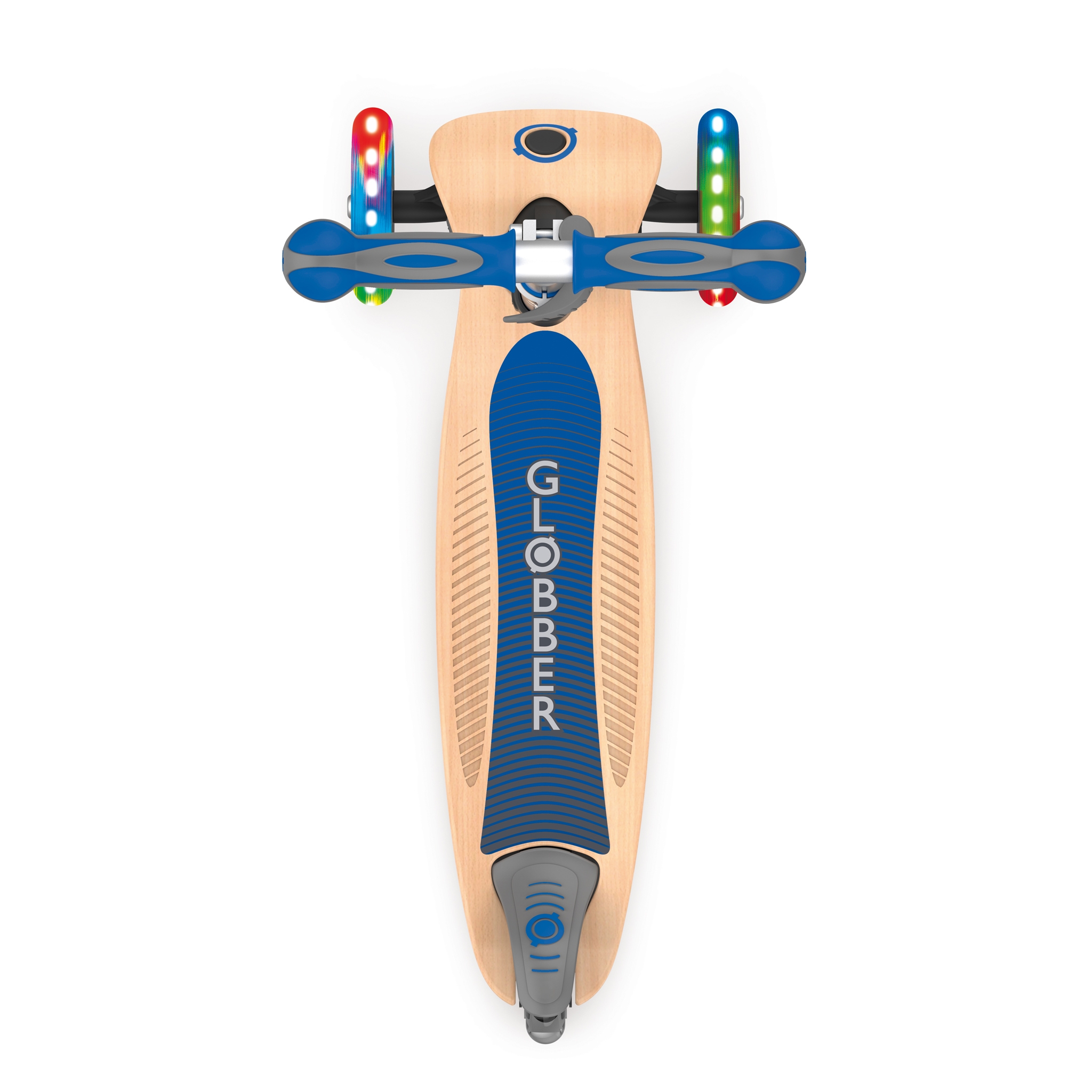 PRIMO-FOLDABLE-WOOD-LIGHTS-3-wheel-with-7-ply-wooden-scooter-deck-and-laser-engraved-sides-on-the-deck_navy-blue 2